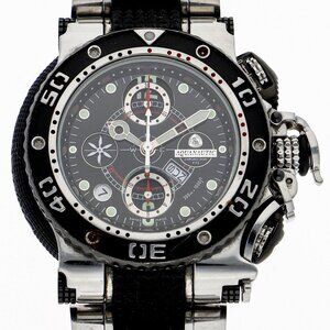 WATCH AQUANAUTIC King Cuda black SS/rubber AT